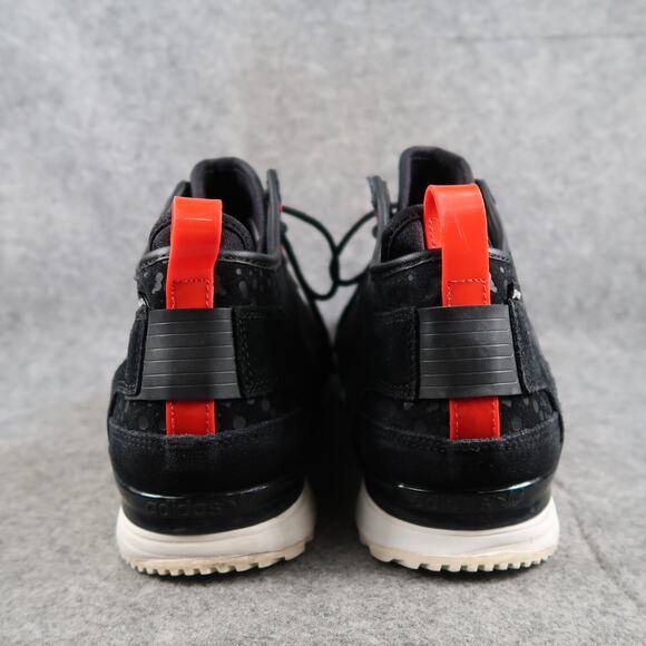 Adidas Shoes Mens 11.5 Military Trail Runner Sneakers Black Leather Primaloft - Picture 6 of 13